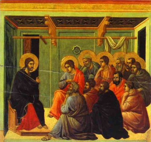 Duccio di Buoninsegna Maesta-Le Christ avertissant les Douze Sienne.jpg